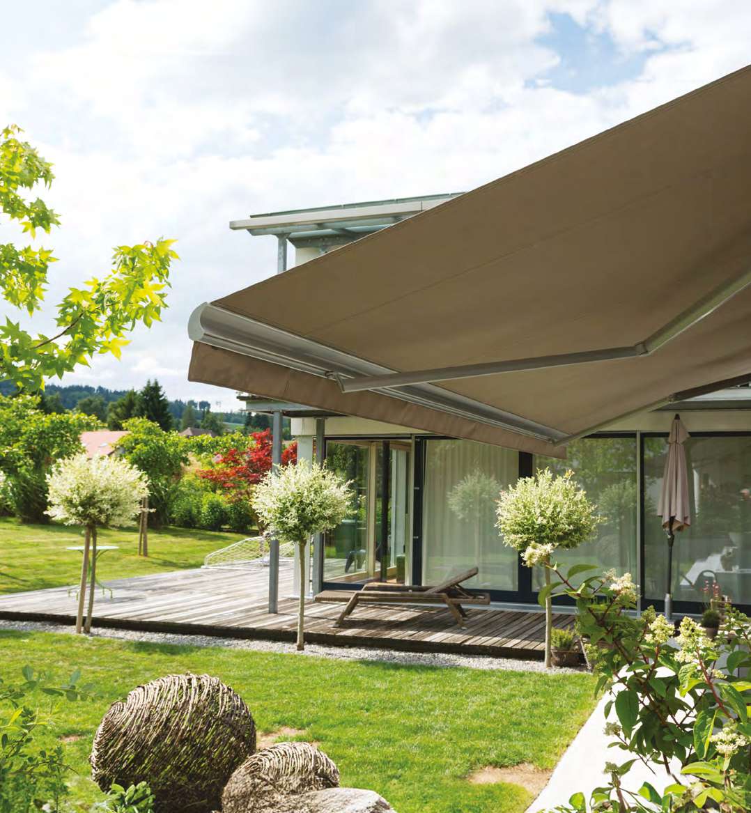 Toldo extensible para terraza — Hunter Douglas